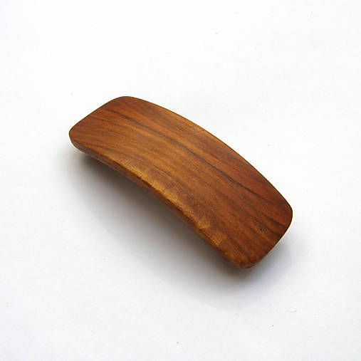 Ozdoby do vlasov - Drevená spona do vlasov - čerešňová stredná - 16800485_