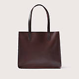Kabelky - Kožená shopper kabelka TOTE BAG - 16805117_