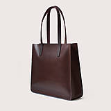 Kabelky - Kožená shopper kabelka TOTE BAG - 16805388_