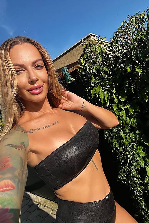 Plavky - TUBE s koženým efektom BLACK - 16808223_