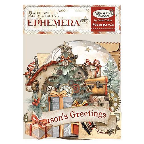 Papier - Stamperia Grear up for Christmas nálepky - 16811704_