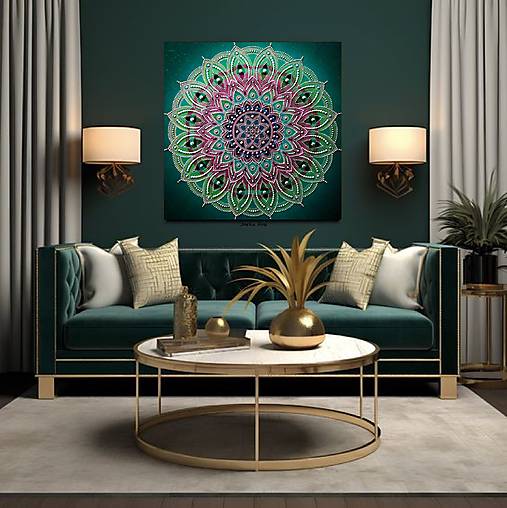 Obrazy - MANDALA ZNOVUZRODENIA a VEDOMÉHO TVORENIA❤️ vysokovibračný energetický obraz na mieru pre Vás  - 16812926_