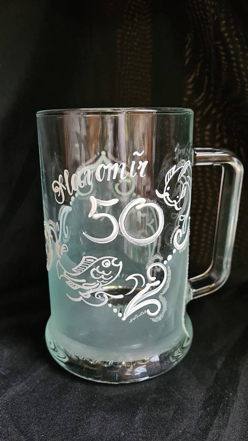 Nádoby - Jubilejný pohár pre rybára - 16814208_