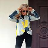Bundy a kabáty - Krátka dámska džínsová bunda-Street Style - 16818074_