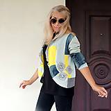 Bundy a kabáty - Krátka dámska džínsová bunda-Street Style - 16818078_