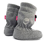 Detské topánky - Softshelláčky MERINO boots "ash/pink" - 16818235_