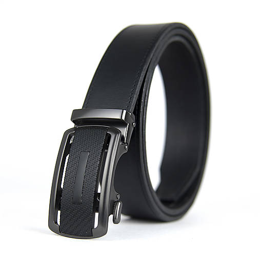 Opasky - Kožený opasok s automatickým zapínaním FRAME WAVE - 16819622_