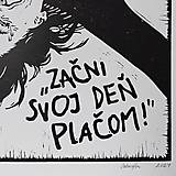 Grafika - "Začni svoj deň plačom!" - 16819605_