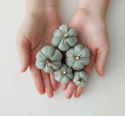 Dekorácie - Jesenné mini tekvičky  - 16822295_