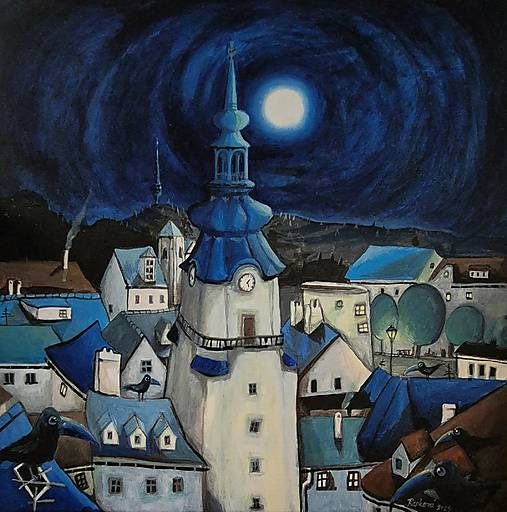 Obrazy - Michalské vrany - 16823906_