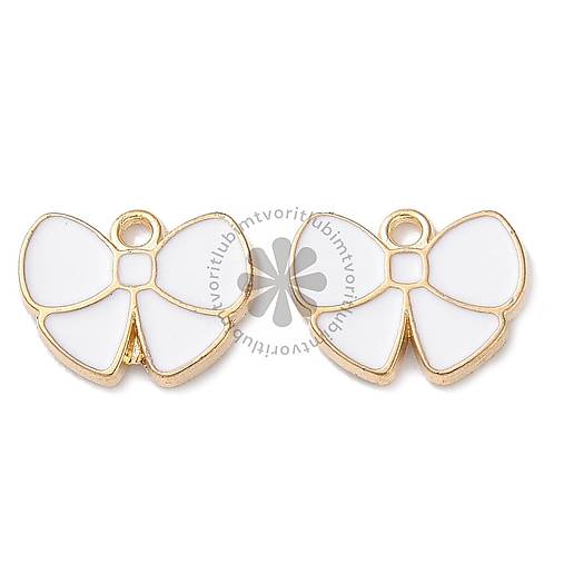 Komponenty - (2495) Mašľa, 14 x 11 mm - 1 ks - 16823999_