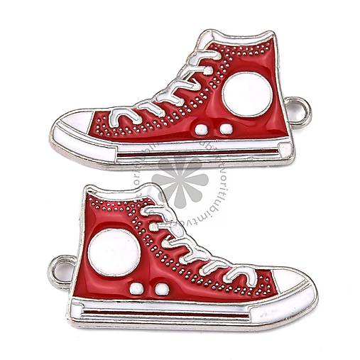 Komponenty - (2498) Topánky "CONVERSE", 30 x 17 mm - 1 ks - 16824010_