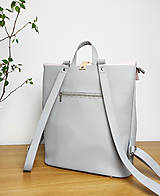 Batohy - Trinity street backpack šedá s pistáciovou - 16827312_