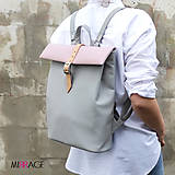 Batohy - Trinity street backpack šedá s pistáciovou - 16827313_