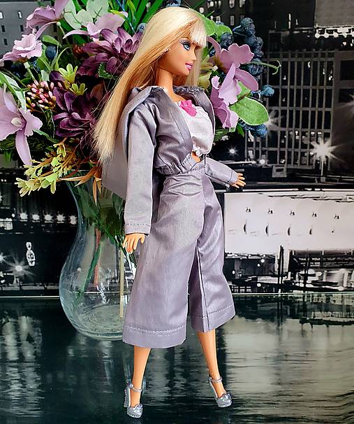 Strieborný set pre Barbie