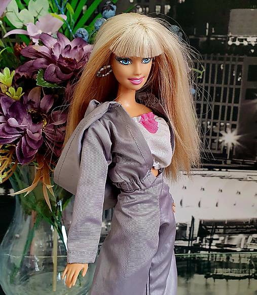 Strieborný set pre Barbie