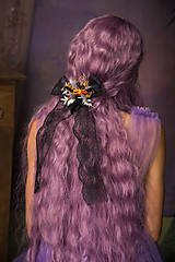 Ozdoby do vlasov - Halloween spona do vlasov "tekvičky"  - 16837302_