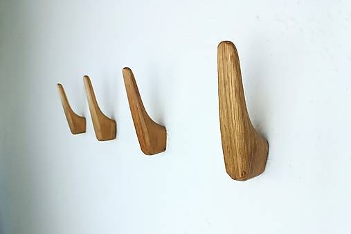 Nástenný vešiak KING drevo dub