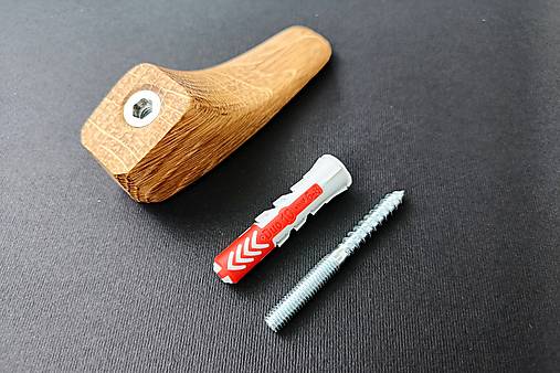 Nástenný vešiak PRINCE drevo dub/orech