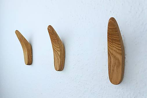 Nástenný vešiak QUEEN drevo dub