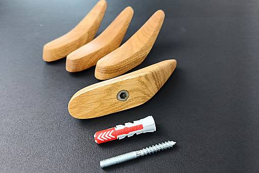 Nástenný vešiak QUEEN drevo dub