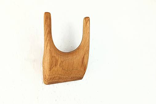 Nástenný vešiak ROHÁČ drevo dub