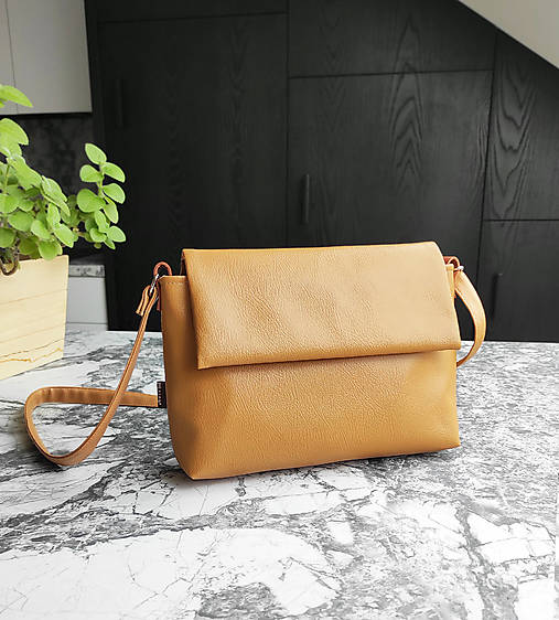 Kabelky - Anna crossbody bag velbloudí - 16838453_