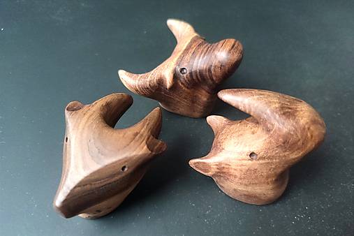 Set nástenných vešiakov SAVANA drevo orech