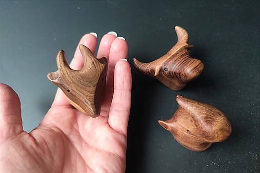 Set nástenných vešiakov SAVANA drevo orech