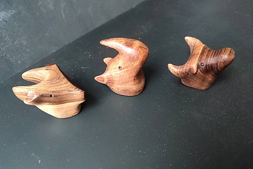 Set nástenných vešiakov SAVANA drevo orech