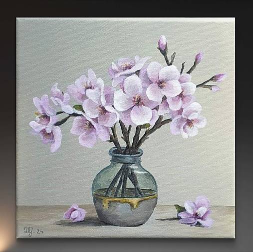 Obrazy - Zľava 40% Kvety 20x20cm - 16839639_