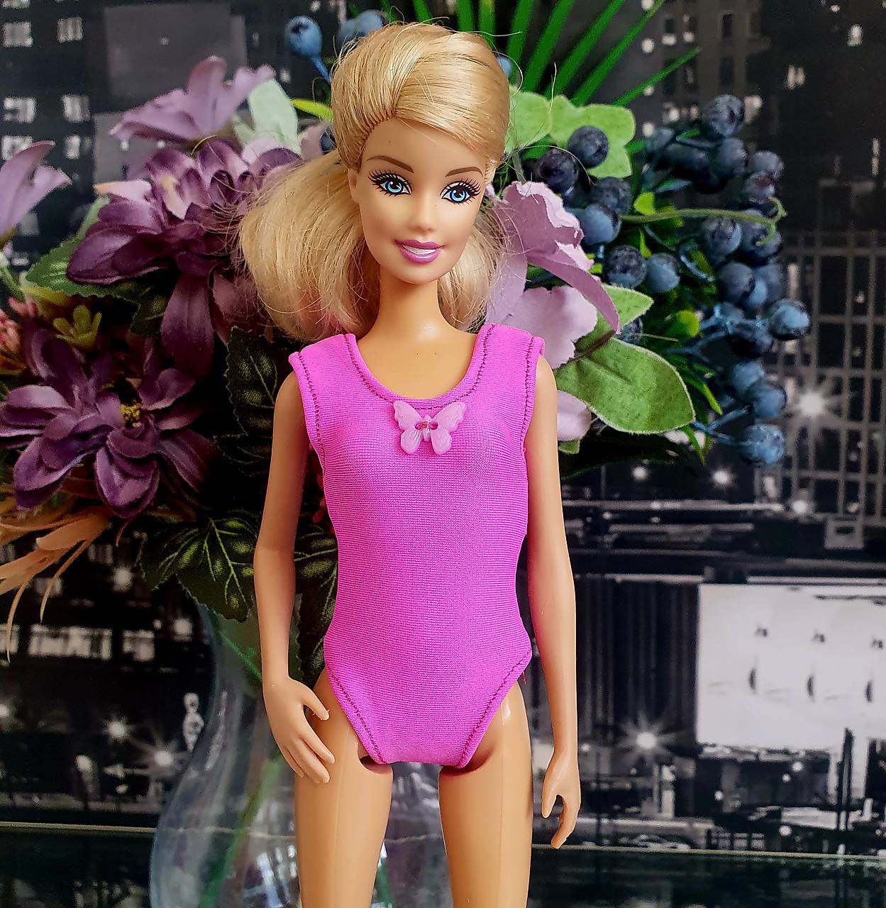 Cukríkové plavky pre Barbie