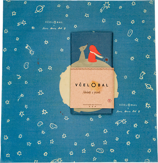 Príbory, varešky, pomôcky - Včelobal L - Na striebornej planétke - Rosie Naive Art - 16841252_