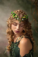 Ozdoby do vlasov - Svadobná tiara "bosonohé verše" - 16842416_
