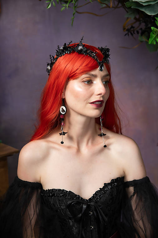 Halloween tiara "svit noci"