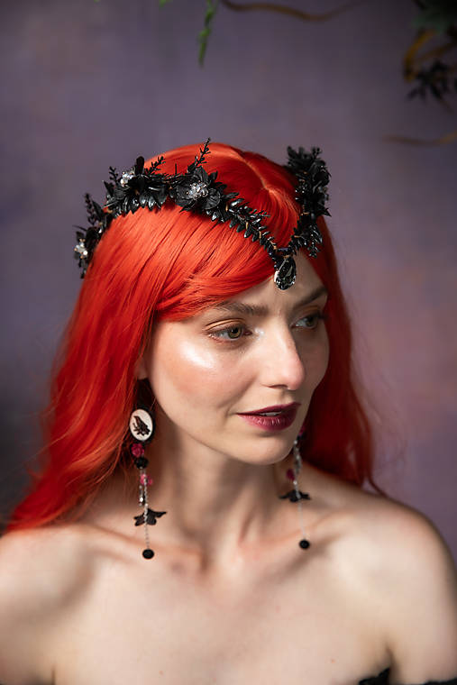 Halloween tiara "svit noci"