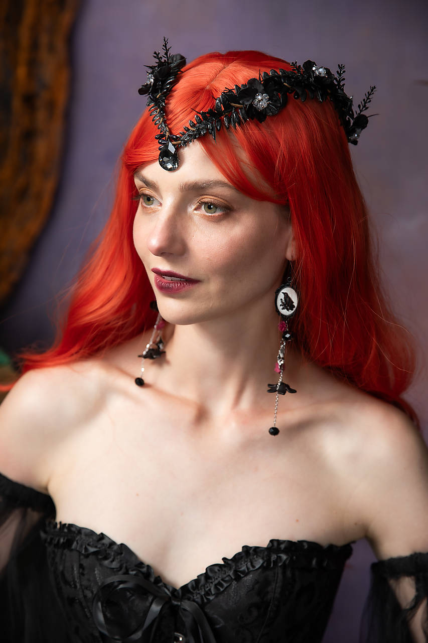 Halloween tiara "svit noci"