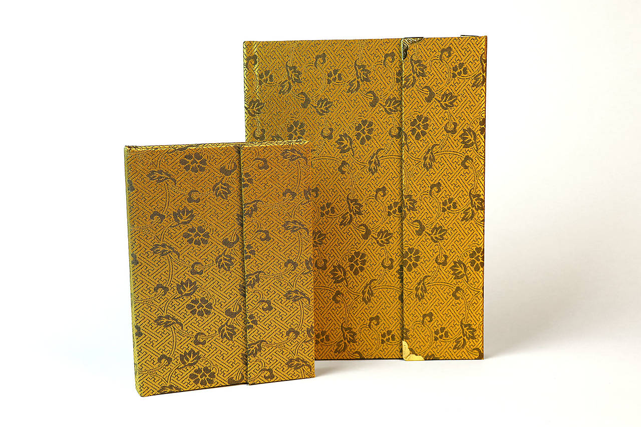 Zápisník FLOWERS mini (Flowers zlatý)