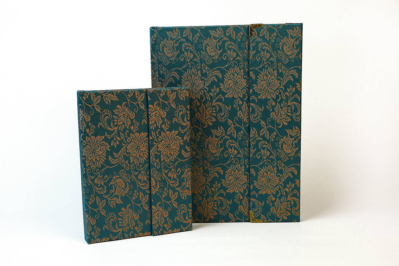 Zápisník FLOWERS mini (Flowers tyrkysový)