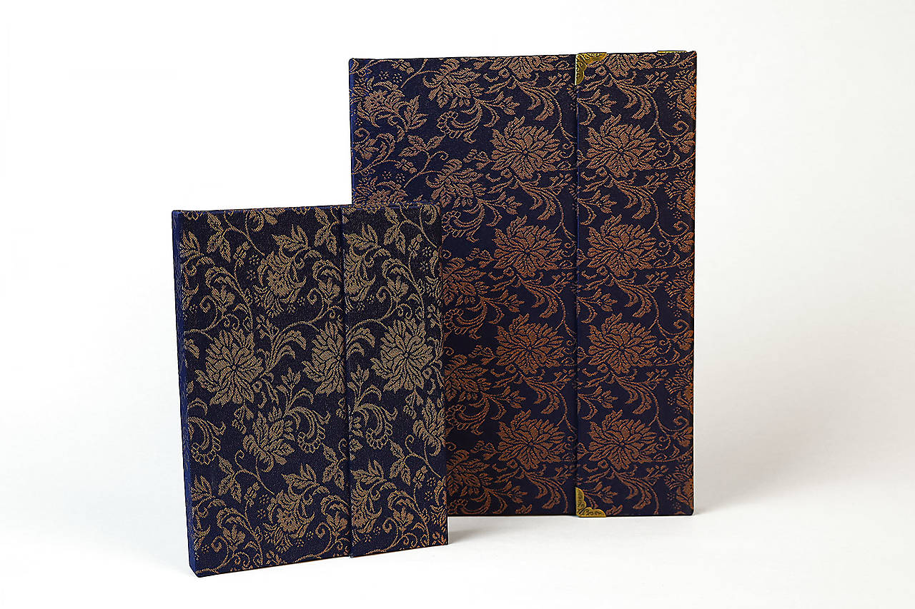 Zápisník FLOWERS mini (Flowers tmavomodrý)