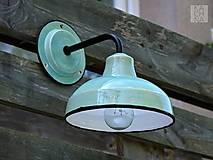 Svietidlá - Set dvou keramických nástěnných lamp Týna - 16844293_