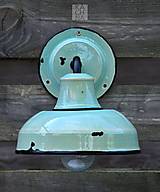 Svietidlá - Set dvou keramických nástěnných lamp Týna - 16844295_