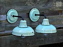 Svietidlá - Set dvou keramických nástěnných lamp Týna - 16844296_