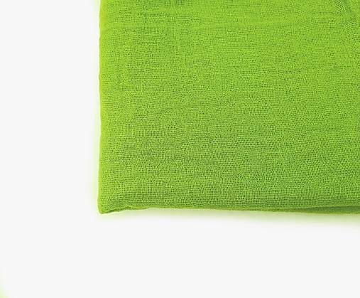 Šály a nákrčníky - "light green" bavlnený  šál  skladom - 16843578_