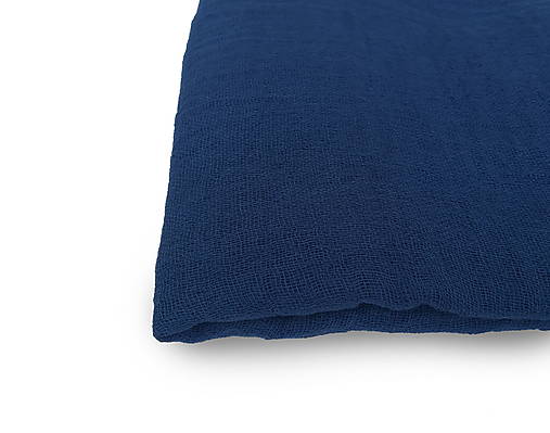 Šály a nákrčníky - "navy blue" bavlnený šál skladom:-) - 16843605_