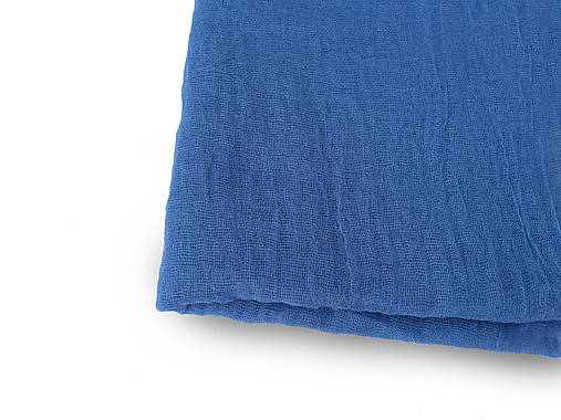 Šály a nákrčníky - "blue" bavlnený šál skladom:-) - 16844106_