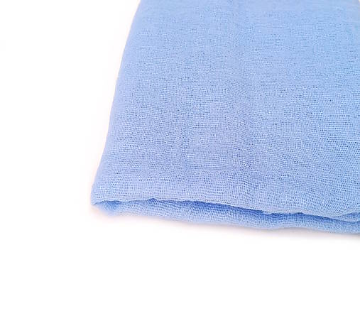 Šály a nákrčníky - "pastel blue" bavlnený šál skladom:-) - 16844992_