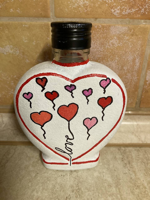 Nádoby - Fľaštička - Elixír lásky❤️ - 16848081_
