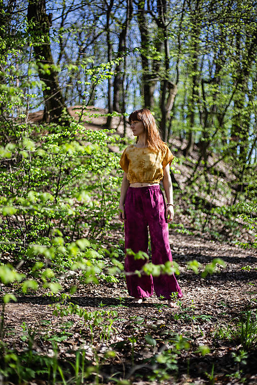 Blúzky a košele - Croptop na jogu - 16848168_