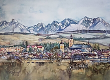 Obrazy - Spišské Vlachy - obraz na želanie - 16850671_